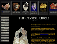 Tablet Screenshot of crystalcircle.com